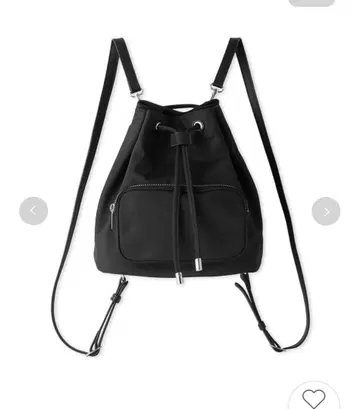 릴리 브라운 2way 나일론 버킷 백팩