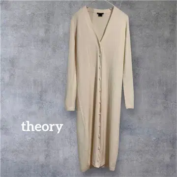 theory 롱 가디건 울 S