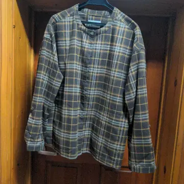 Marmot 사각유리 긴팔 체크 셔츠