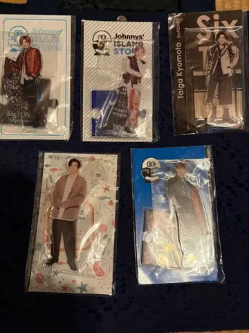 신년 세일! SixTONES 쿄모토 타이카 아크릴 스탠드 5개 세트