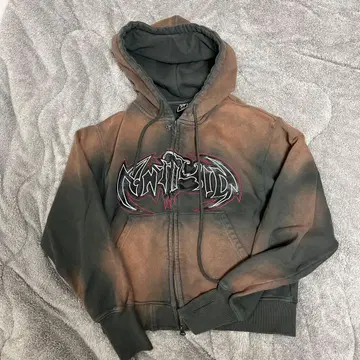 ANTIMID 지퍼 후드티