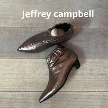 새상품급 jeffrey campbell 부티 메탈릭 브라운 37