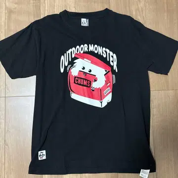 참스 도호쿠 한정판 OUTDOOR MONSTER T셔츠 L 블랙