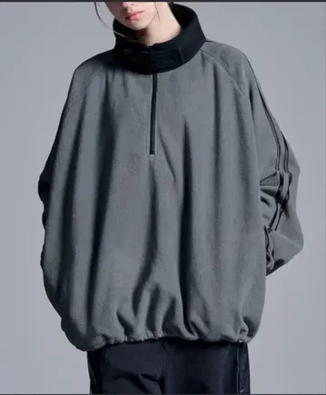 Loose / 하프 지퍼 플리스 트랙 자켓/맨투맨