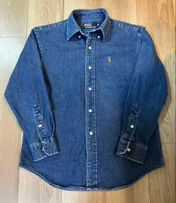 새상품급 랄프 로렌 데님 셔츠 150cm