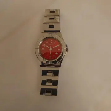 세이코 SEIKO 루키아 빨간색 다이얼 스테인리스 스틸 손목시계