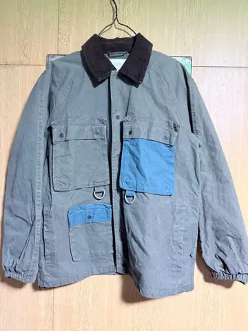 Liberainders 캔버스 헌팅 자켓 그린 M