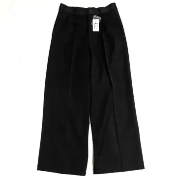 CLEL Prime TR 세미 와이드 턱 슬랙스 M 블랙