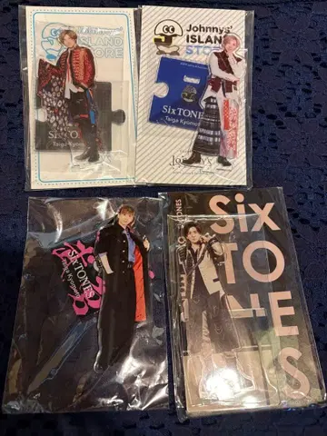 연초 세일! SixTONES 교모토 타이카 아크릴 스탠드 4개 세트