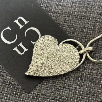 시트러스노츠 하트 모티브 목걸이 미사용 새상품 실버