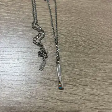 폴스미스 바 형태 목걸이