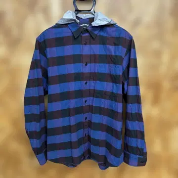 더블 스위트 체크 무늬 플란넬 셔츠 L