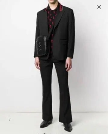 어니스트 더블 베이커 플레어 슬랙스