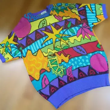 ficce YOSHIYUKI KONISHI 반팔 니트