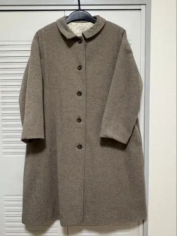 사만사 모스모스 SM2 레이스 등판 울 혼방 코트 모카