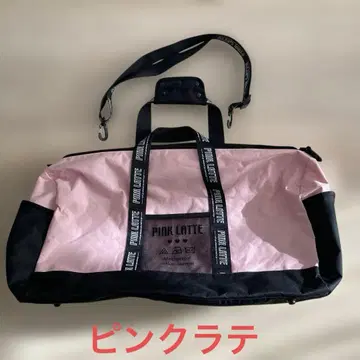 핑크라떼 보스턴 백 블랙 핑크 수학여행, 야영 소녀