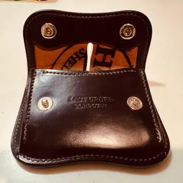 라스트 크롭스 텅 스탬프 포함 쉘 코도반 버건디 #8