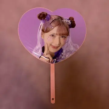 시나코짱 하트형 부채 하라주쿠 페스티벌