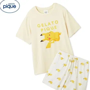 미개봉 새상품 gelato pique 피카츄 룸웨어 세트 M 포켓몬