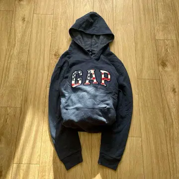 GAP USA 로고 후드티 / 빈티지 스타일 자수