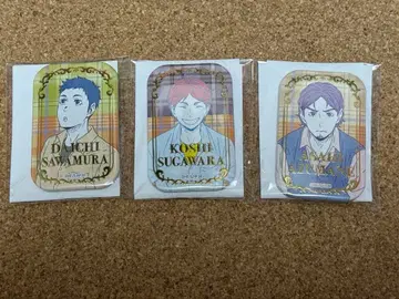 하이큐 세븐넷 스퀘어 캔뱃지 카라스노