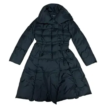 여배우 옷깃 허리 쉐이프 미쉘클랑 다운 코트