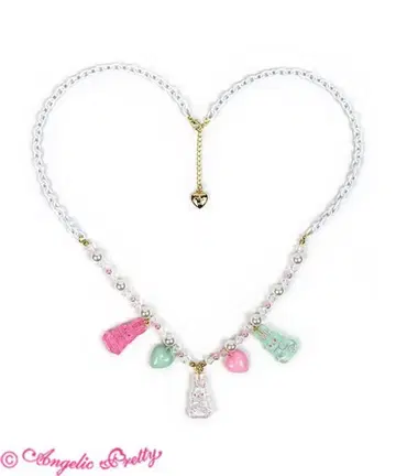angelic pretty Gummy Bunny 목걸이