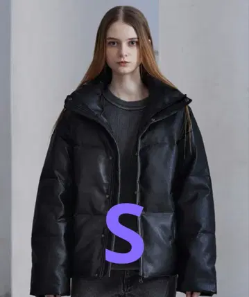 [ CLEL ] 볼륨 하이넥 숏 패딩 자켓 S