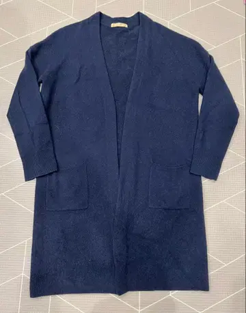 새상품급 긴자 매기 캐시미어 100% 롱 가디건