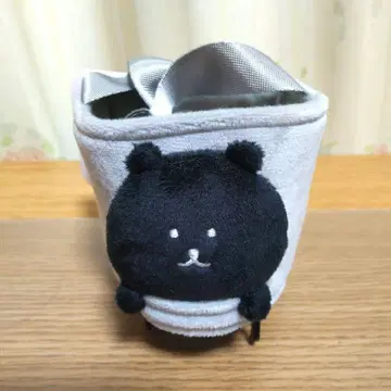 나가노 캐릭터즈 봉제 인형 드링크 홀더 다크곰