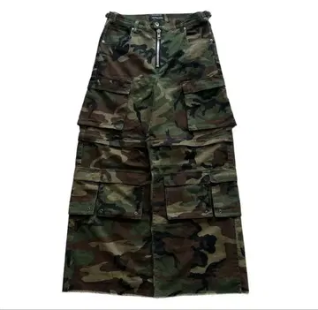 NO MASS PROD '06GLM' Camo baggy pants