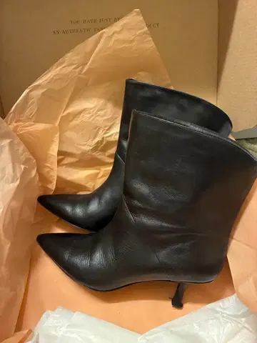 파비오 스코르니 숏부츠 37 스틸레토 부츠