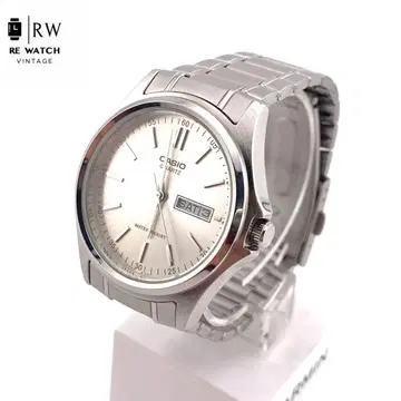 7-5399 CASIO MTP-1239DJ 쿼츠 손목시계 실버