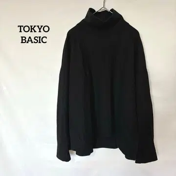 TOKYO BASIC 터틀넥 블랙 FREE 울 100%