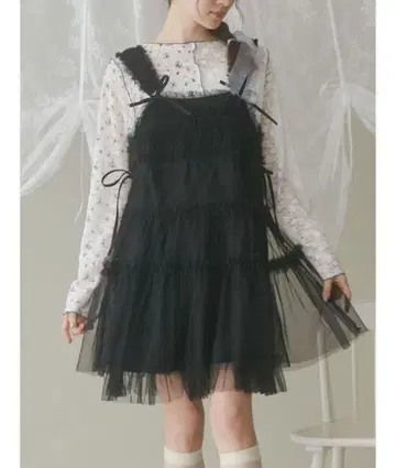 메리제니 튤 코르셋 미니 원피스