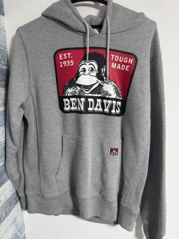 벤 데이비스 그레이 후드티 M
