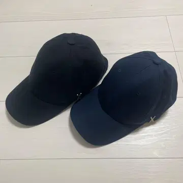 VARZAR 네이비 블랙 캡 코튼 100%