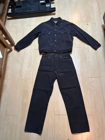 ambiance 다크 그레이 코듀로이 셋업 bmingbybeams