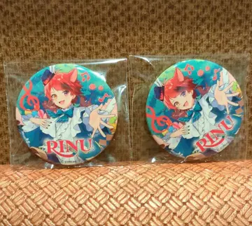 스토푸리 리이누 캔뱃지 코토바 원더랜드 디자인