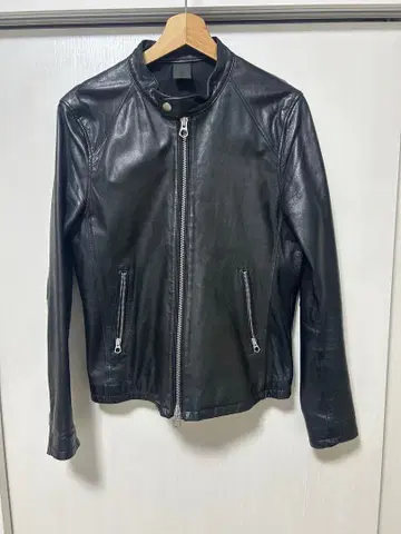 HARE 램 가죽 싱글 라이더 가죽 자켓 블랙 BLACK M