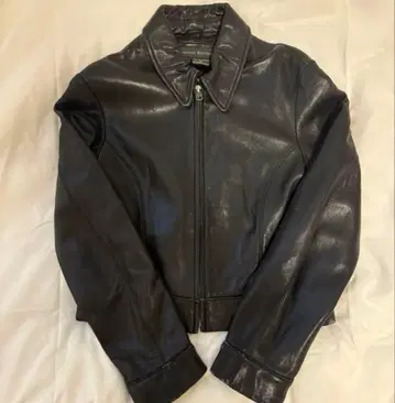 BANANA REPUBLIC 가죽 자켓 블랙 택