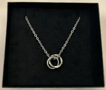 avanti-et 더블 링 목걸이