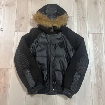 00s 초기 N2B 플라이트 자켓 퍼 다운 자켓 모노그램