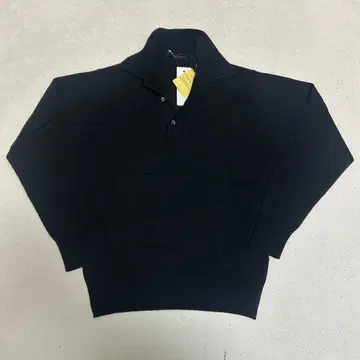 택 포함 새상품 MONTAGUT 몽타규 폴로 니트 캐시미어 실크 블랙