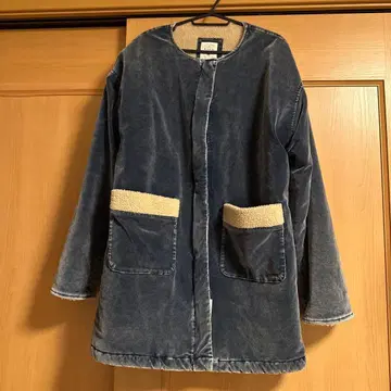 [ 새상품급 ] BILLABONG 벨로아 노카라 보아 자켓 빌라봉 네이비