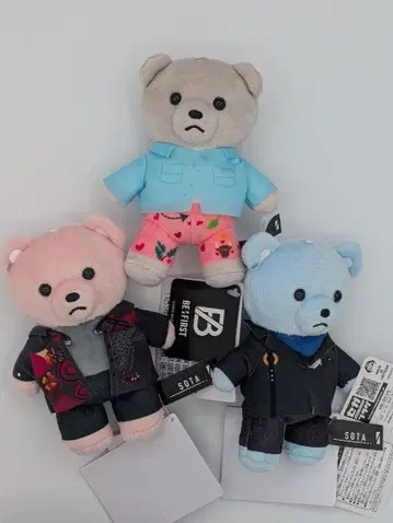 BE:FIRST SOTA 곰 봉제 인형 4개 세트 마스코트