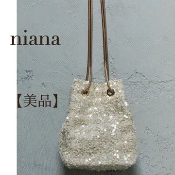 인기 니아나 2way 트위드 스팽글 백 숄더 파티 백