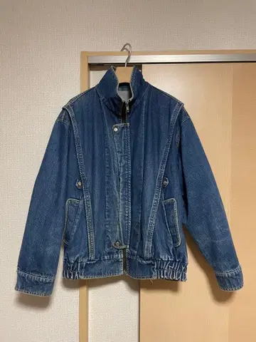 인디고 데님 집업 자켓