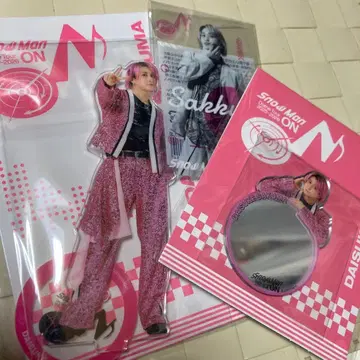 Snow Man 사쿠마 다이스케 아크릴 스탠드 스티커 3종 세트