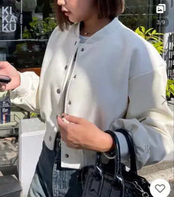 SPIRALGIRL 바시티 자켓